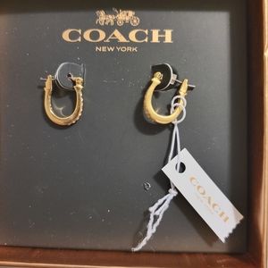 Coach ear rings